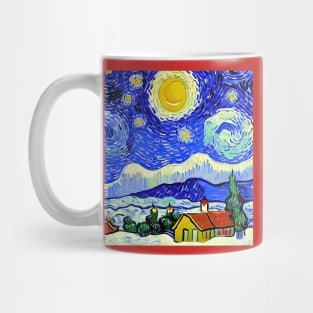 Christmas - Van Gogh Style Mug